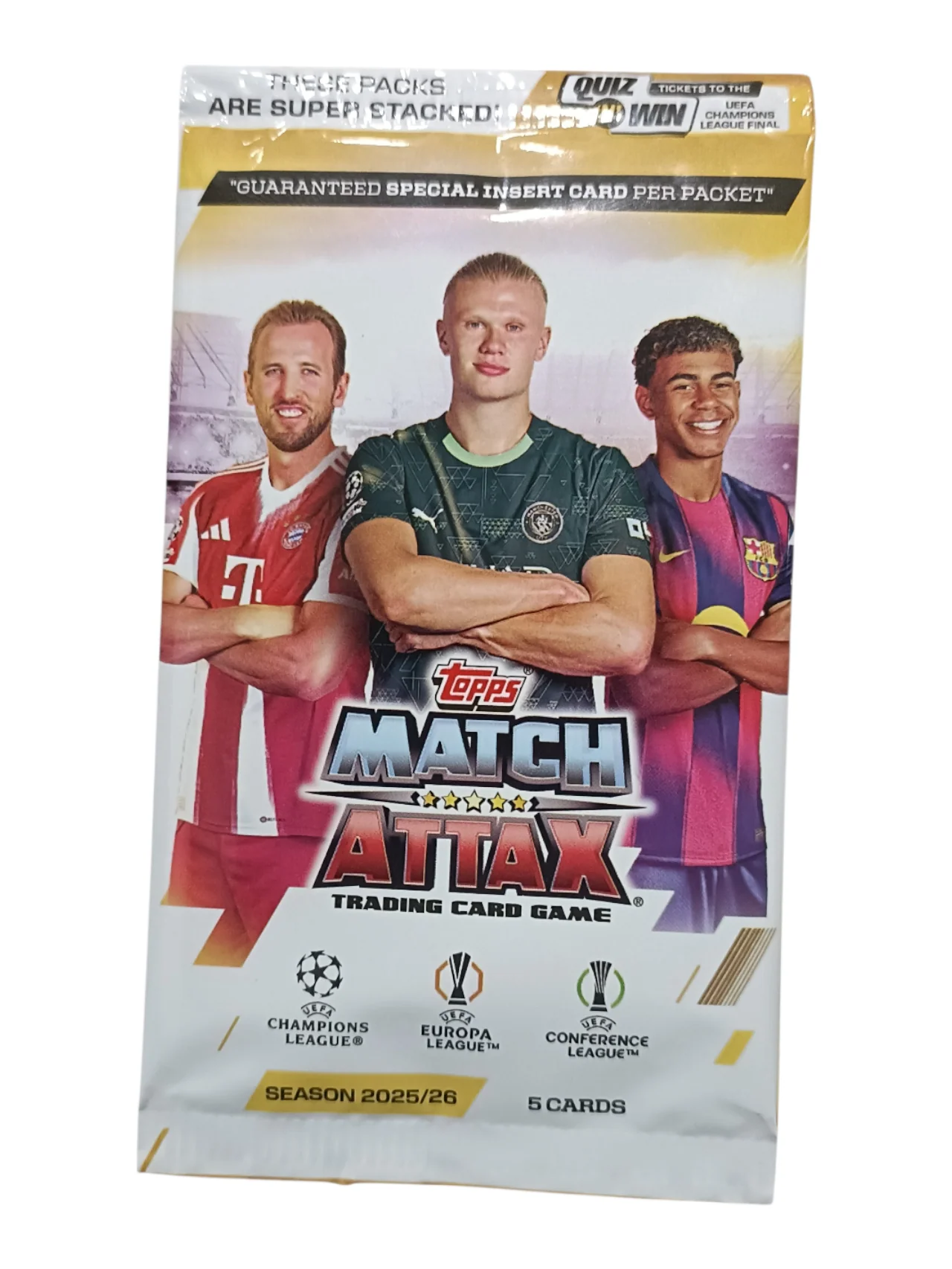 Topps UEFA Champions League Match Attax 2025 Trading and Collectible Card Game ( Flow Pack)