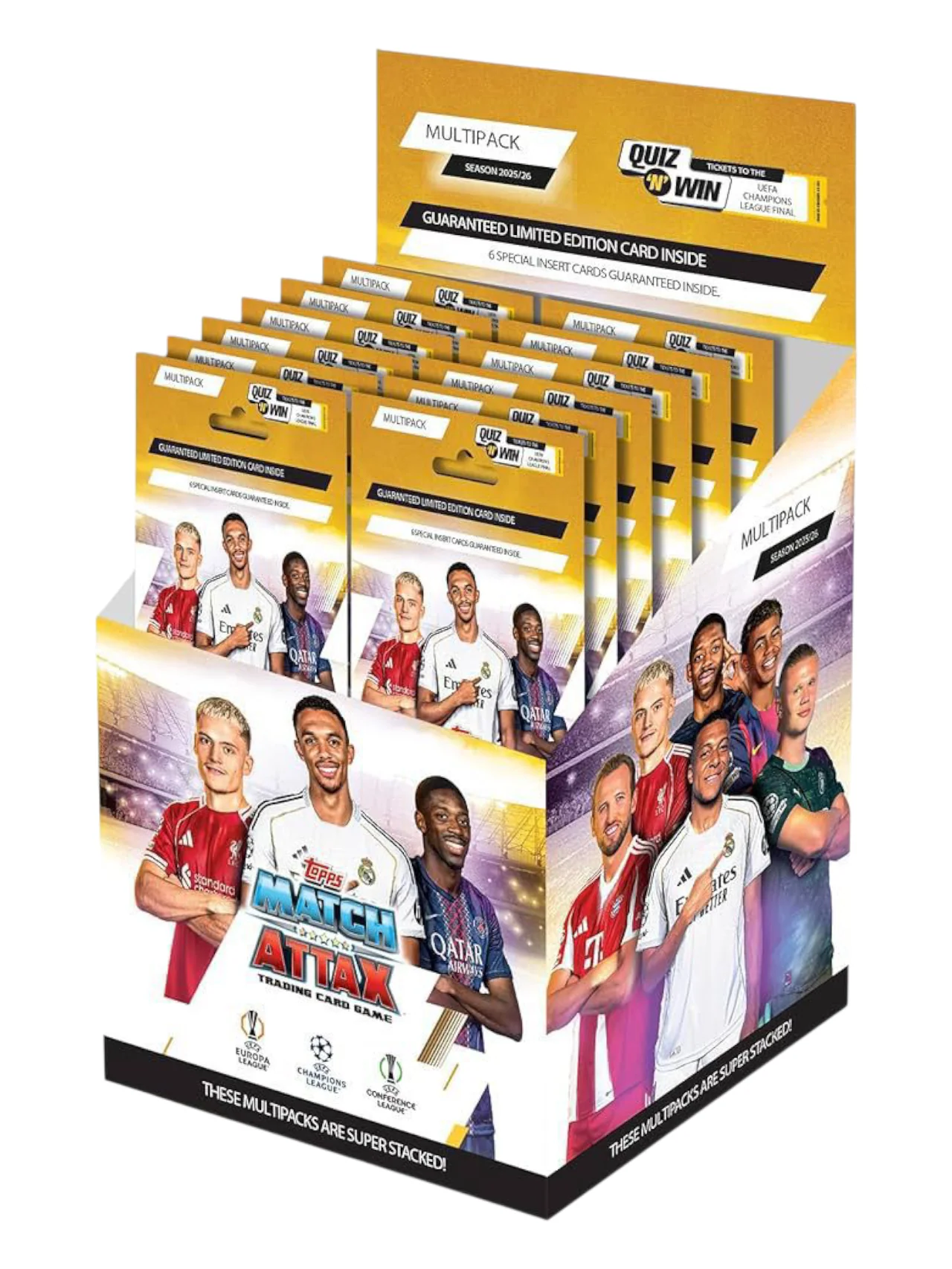 Topps UEFA Champions League Match Attax 2025 Trading and Collectible Card Game (Multipack of 12)