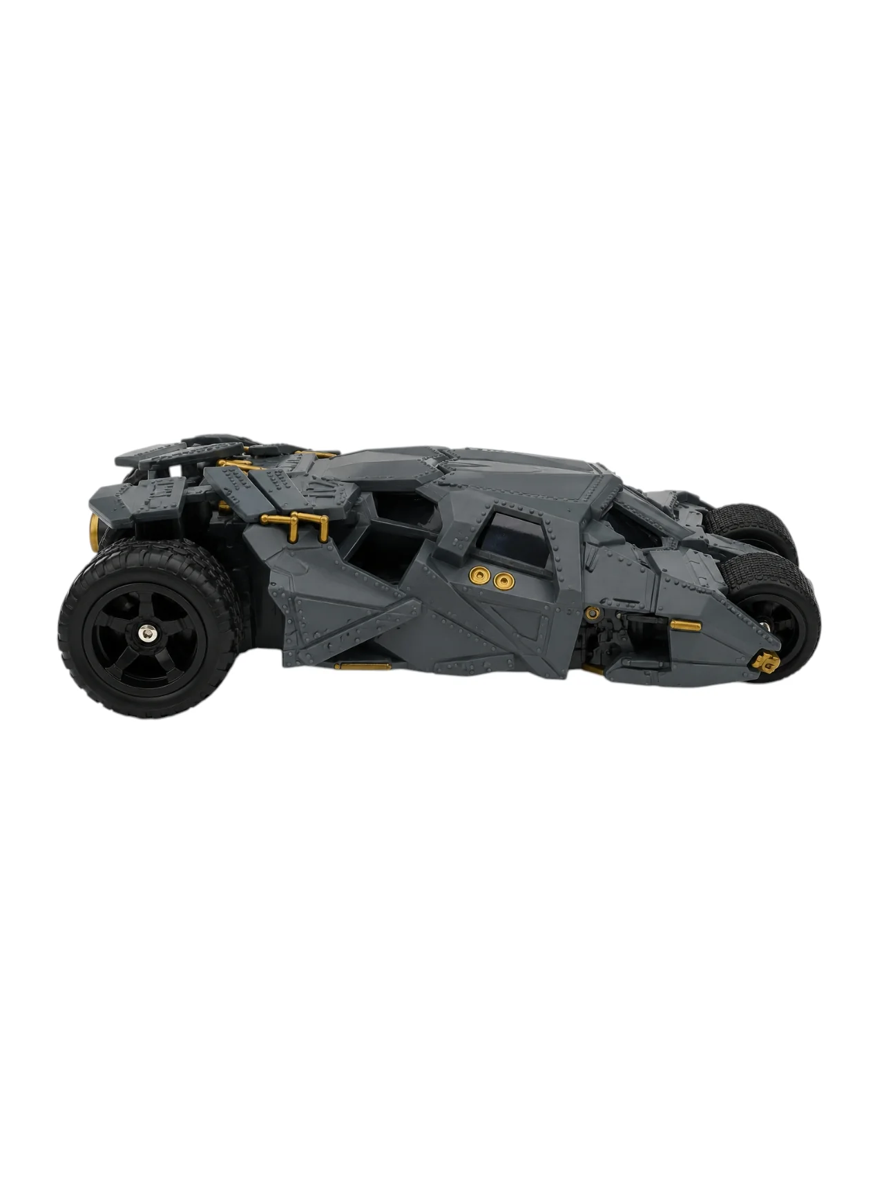 BATMAN Tumbler 1:43 Scale Diecast Model Car with Light & Sound – Press Activation - Image 4