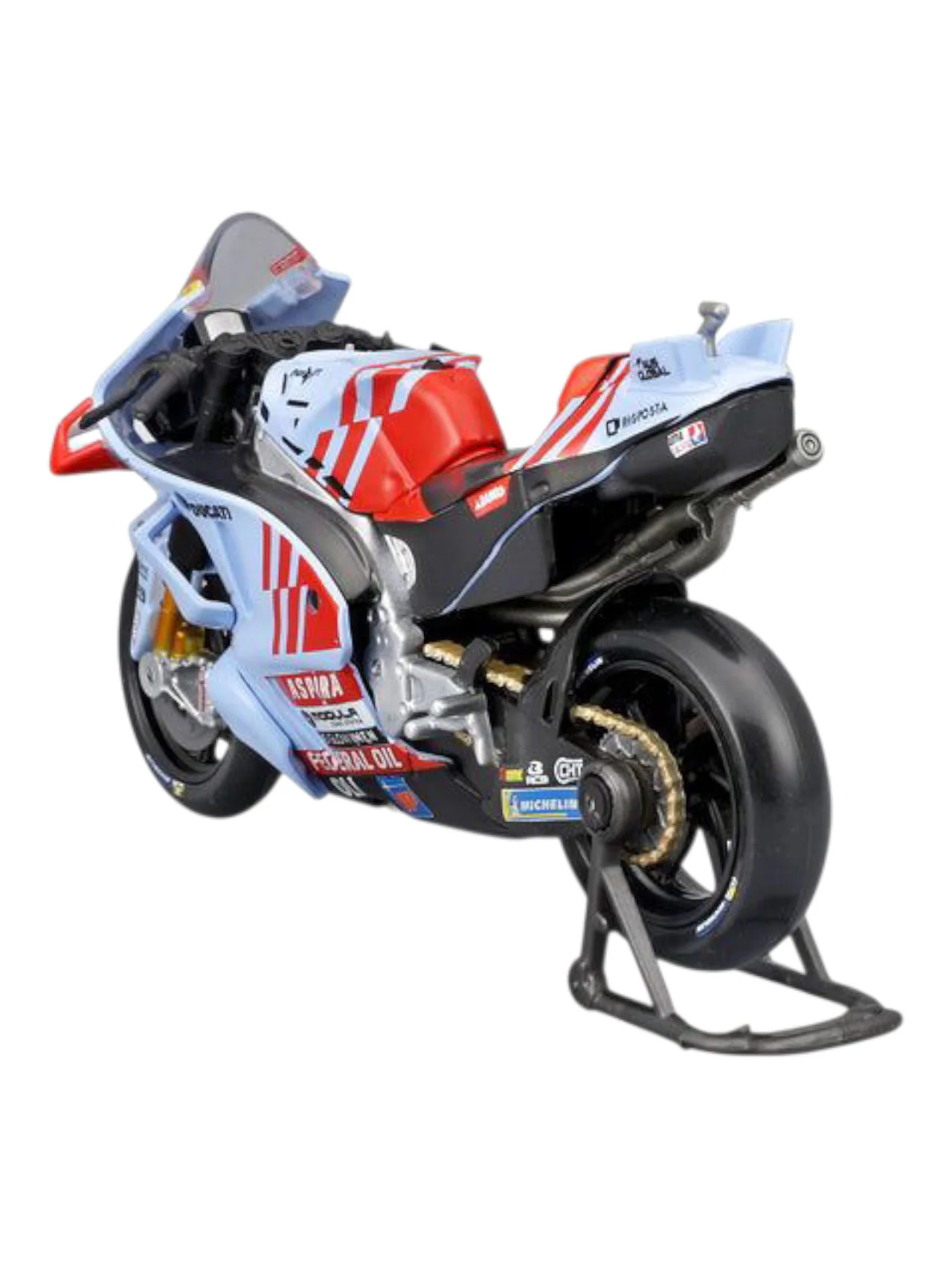 Maisto Team Gresini Racing Moto GP Season 2024 #93 Marc Marquez 1:18 Scale - Image 5