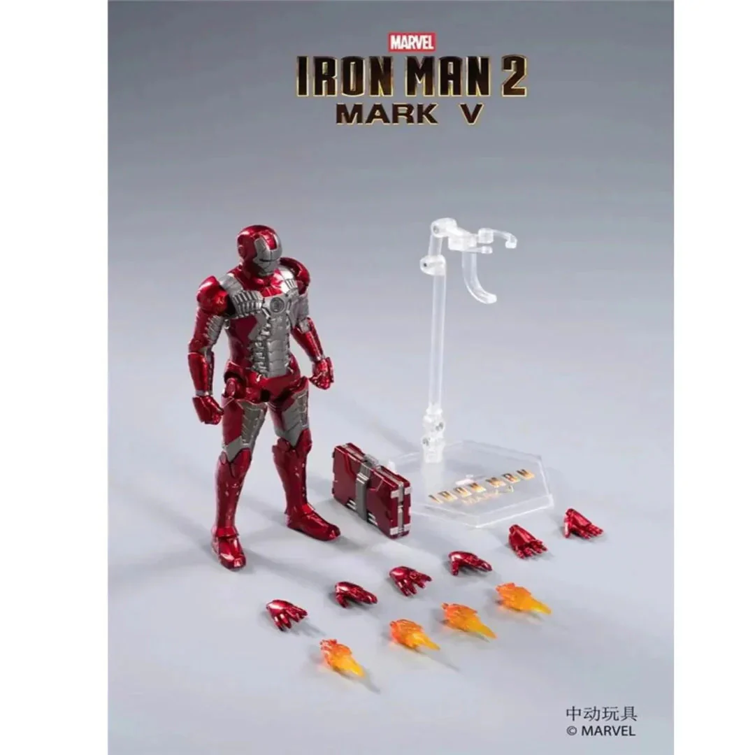 Action figure ZD Toys Iron Man Mark 5 Action Figure - Marvel Studio Infinity Saga 1:10 Scale Collections - Image 4