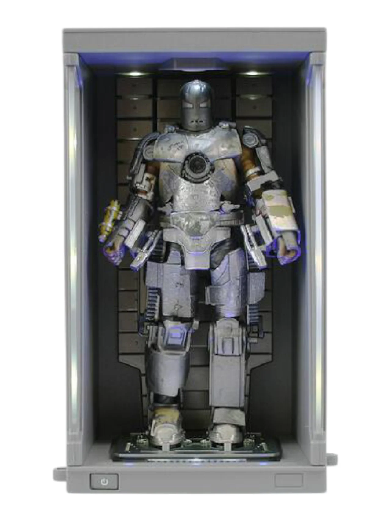 ZD Toys: Iron Man MK 1 Marvel 10th Anniversary Action Figure with the Hall of Armor - 7 Inch, Imported 1:10 Scale - Image 3
