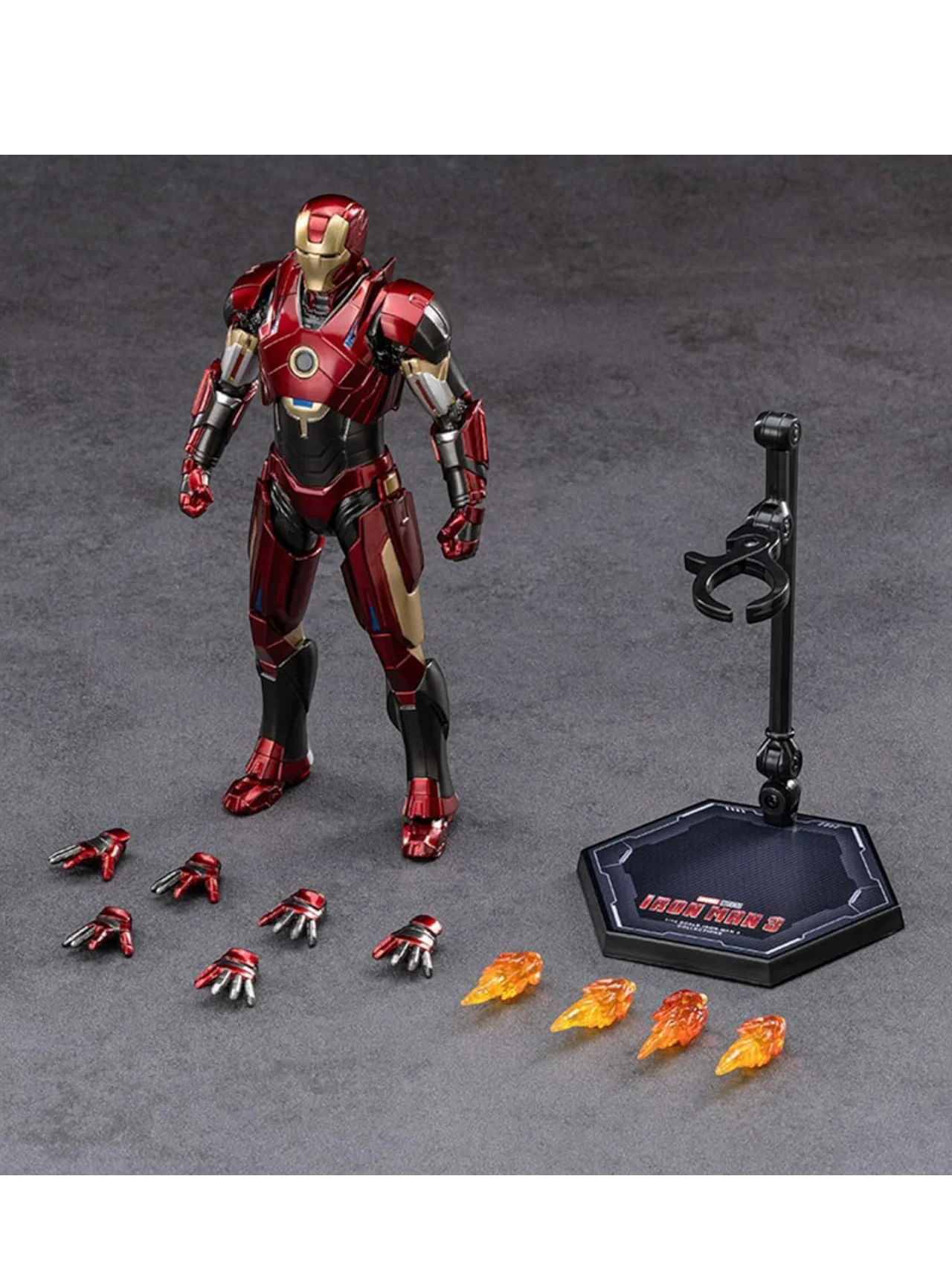 ZD Toys Marvel Studios The Infinity Saga Iron Man 3 MK16 1:10 Scale (Size-7 Inch) - Image 2