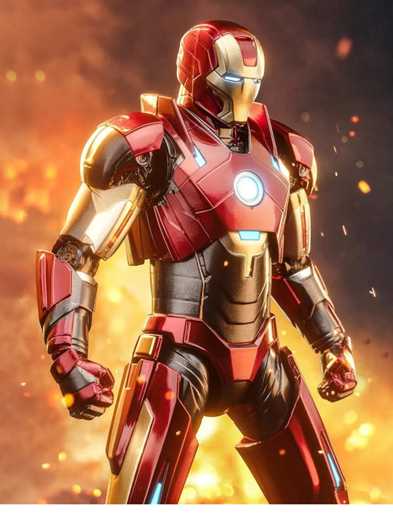 ZD Toys Marvel Studios The Infinity Saga Iron Man 3 MK16 1:10 Scale (Size-7 Inch) - Image 6