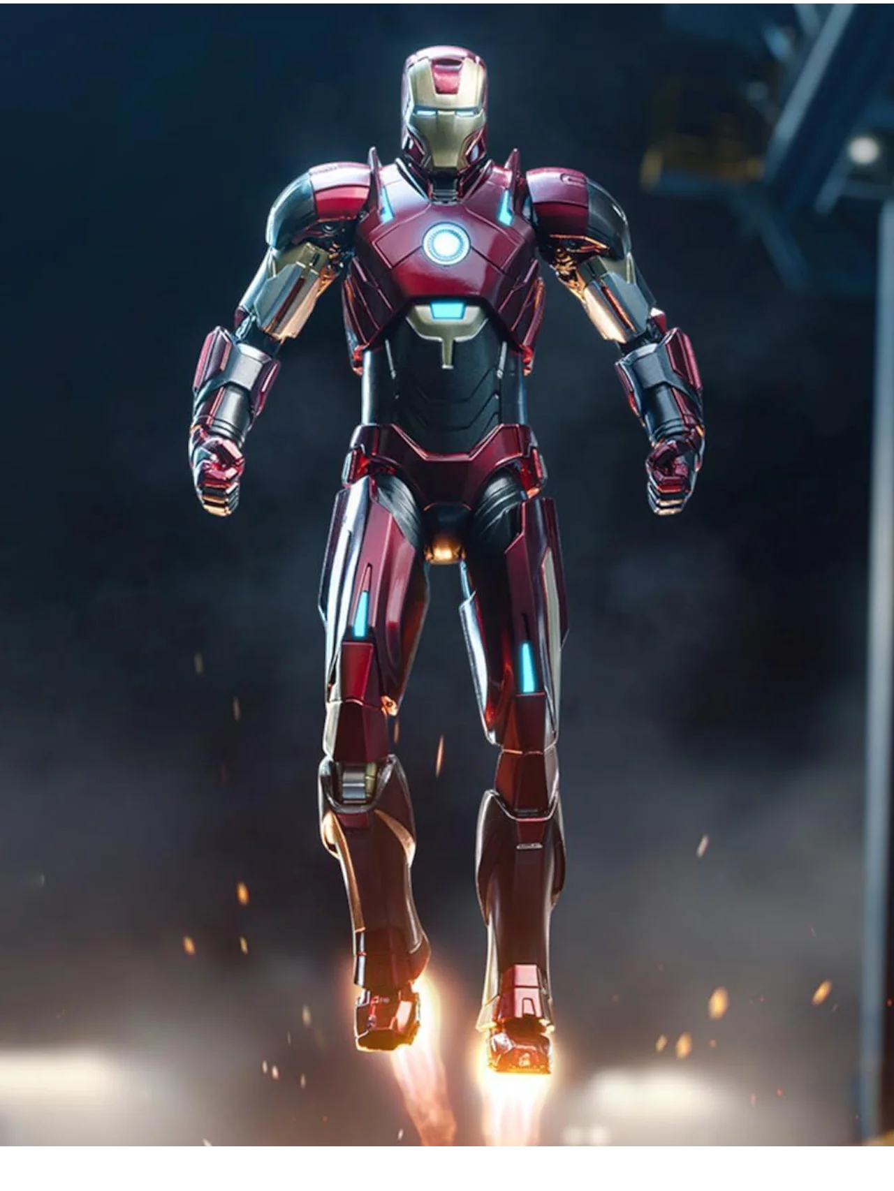 ZD Toys Marvel Studios The Infinity Saga Iron Man 3 MK16 1:10 Scale (Size-7 Inch) - Image 7